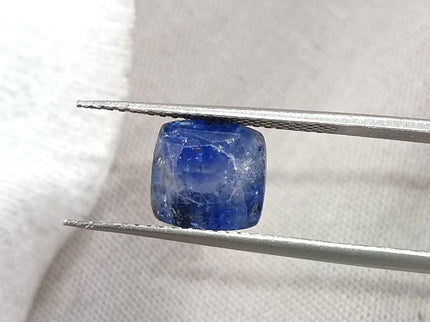 3.44ct Certified  Blue Ceylon Sapphire, Natural Only Heat Earth Mined Gemstone.
