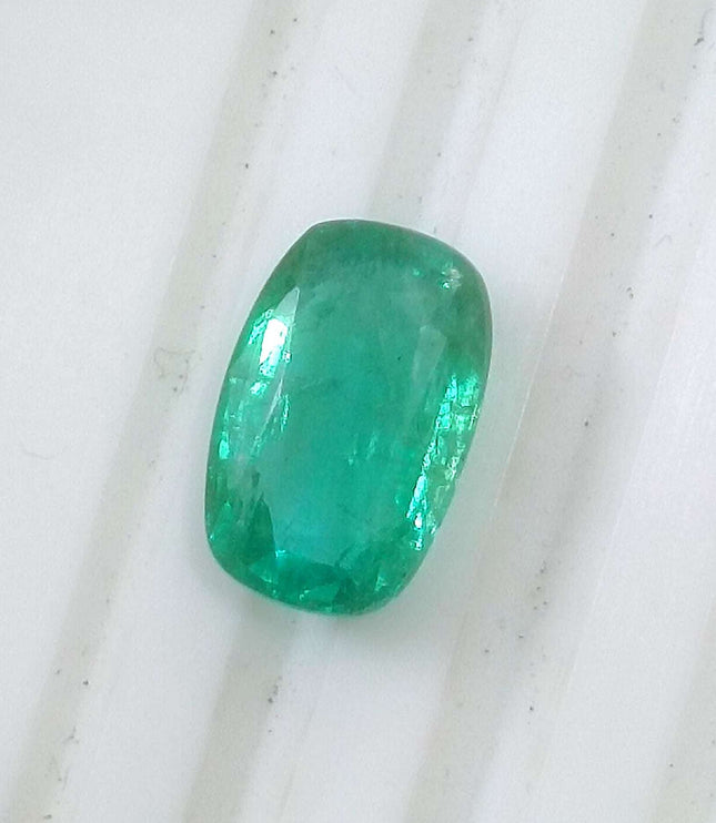 2.86ct Certified Zambian Natural Emerald Stone