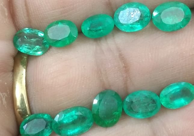 16.18ct Natural Zambian Emerald Parcel Earth Mined Loose Gemstones