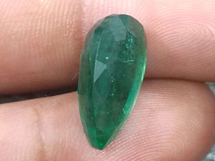 9.61ct Deep Vivid Green Natural Emerald, Earth Mined Gemstone