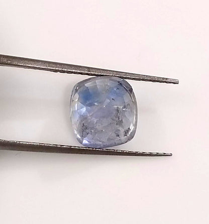 GSI Certified 3.58ct Blue Ceylon Sapphire, 100% Natural untreated Gemstone