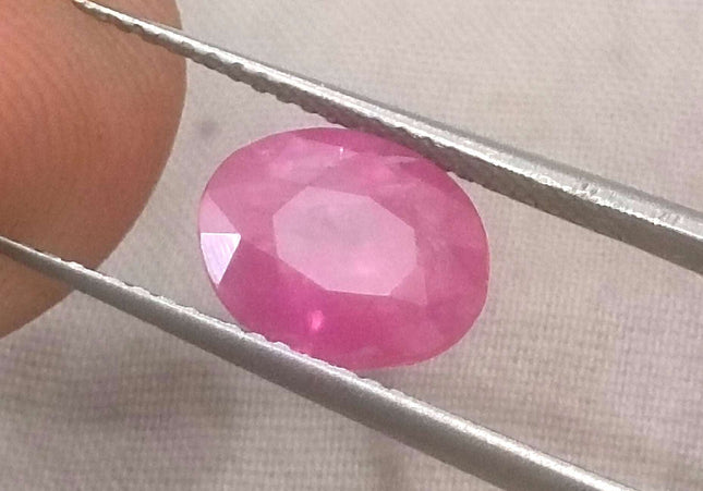 2.22ct GSI Certified Burmese Ruby Untreated Unheated Loose Gemstone