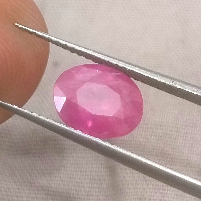2.22ct GSI Certified Burmese Ruby Untreated Unheated Loose Gemstone