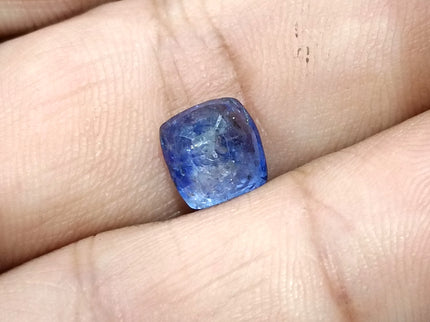 3.44ct Certified  Blue Ceylon Sapphire, Natural Only Heat Earth Mined Gemstone.