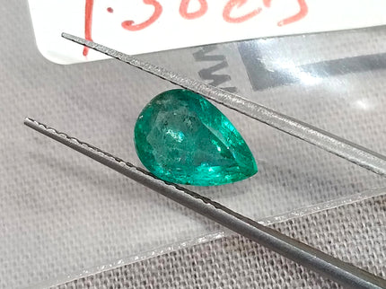 1.30ct Certified Zambian Natural Emerald.