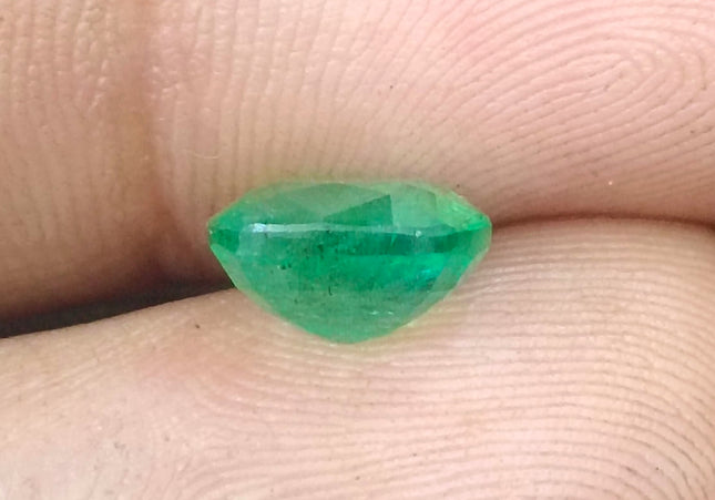 GSI Certified 2.32ct Neon Green Ethiopian Emerald, Natural Gemstone