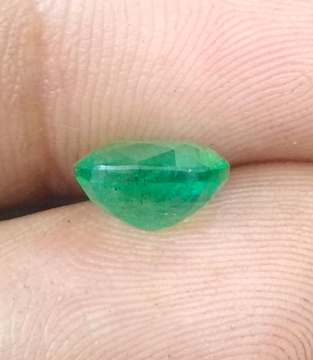 Ethiopian emerald 2.32ct Certified Neon Green Natural Gemstone