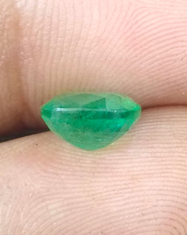 GSI Certified 2.32ct Neon Green Ethiopian Emerald, Natural Gemstone