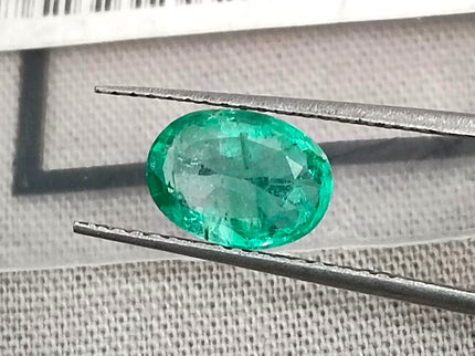 GSI Certified 1.42ct Panjshir Emerald Natural Gemstone