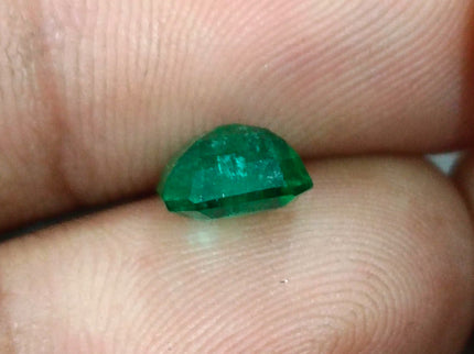 Panjshir Emerald 2.08ct Certified Natural Medium Green Octagon Cut Loose Gemstone