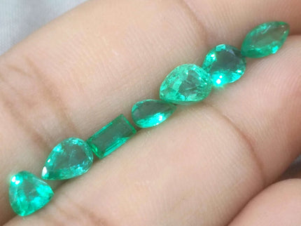 4.10ct Zambian Natural Emerald Parcel