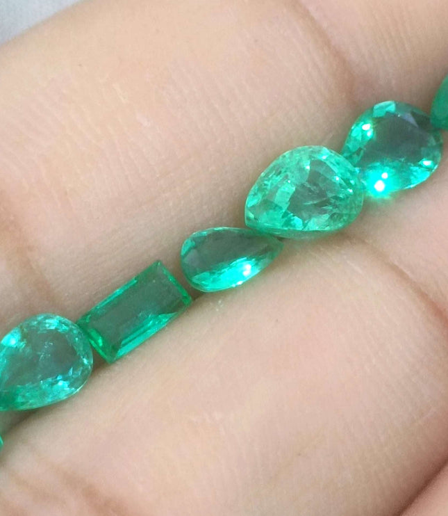 4.10ct Zambian Natural Emerald Parcel
