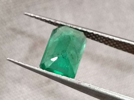 1.35ct Panjshir Emerald, Certified Natural minor oiled Stone