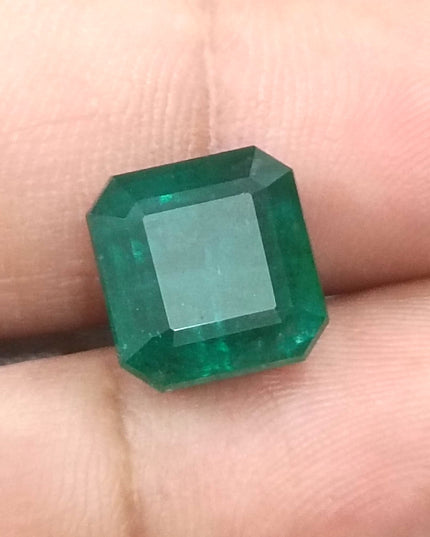 8.50ct Deep Green Natural Emerald, Earth Mined Loose Gemstone