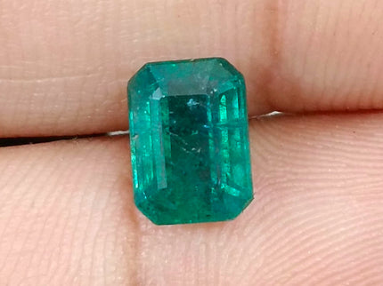 Zambian Emerald 2.19ct Deep Forest Green Octagon Cut Certified Natural Loose Gemstone