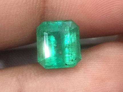 3.52ct Certified Zambian Natural Emerald Stone