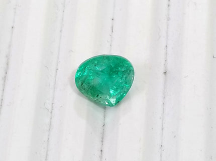 2.59ct Colombian Emerald Natural SGL Certified Medium Green Pear Cut Loose Gemstone
