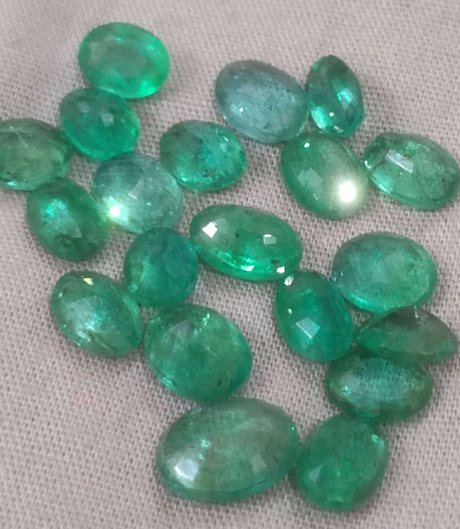 24.31ct Zambian Natural Emerald Parcel.