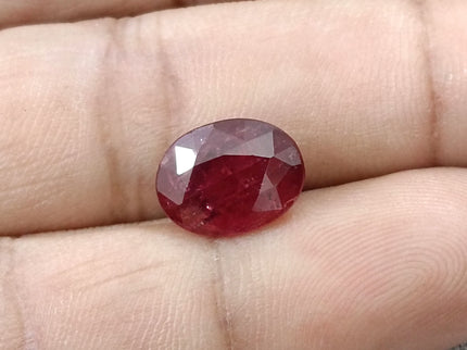 4.79ct Untreated Ruby Natural Mozambique SGL Certified Wine Red Loose Gemstone