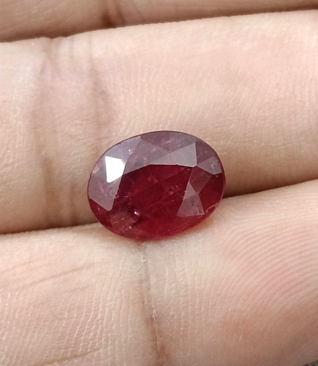 4.79ct Untreated Ruby Natural Mozambique SGL Certified Wine Red Loose Gemstone