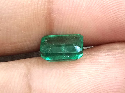 2.10ct Natural Emerald Medium Deep Green Octagon Cut Gemstone