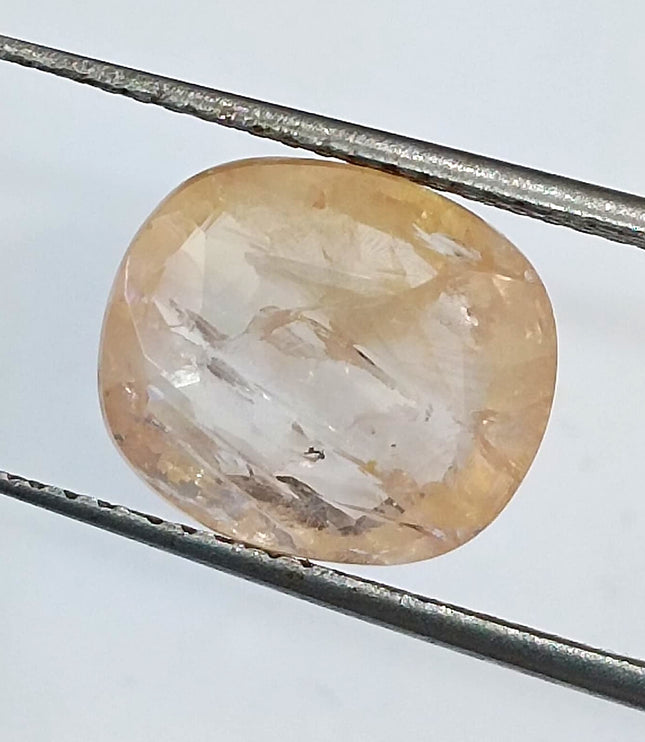 4.63ct Padparadscha Sapphire, Certified Natural Unheated Loose Gemstone