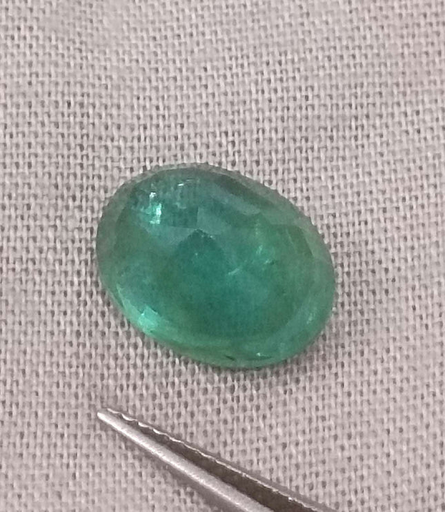 3.82ct Certified Natural Zambian Emerald Stone