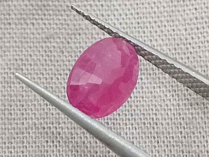 GSI Certified 1.34ct Mozambique Ruby, Natural Untreated Ruby