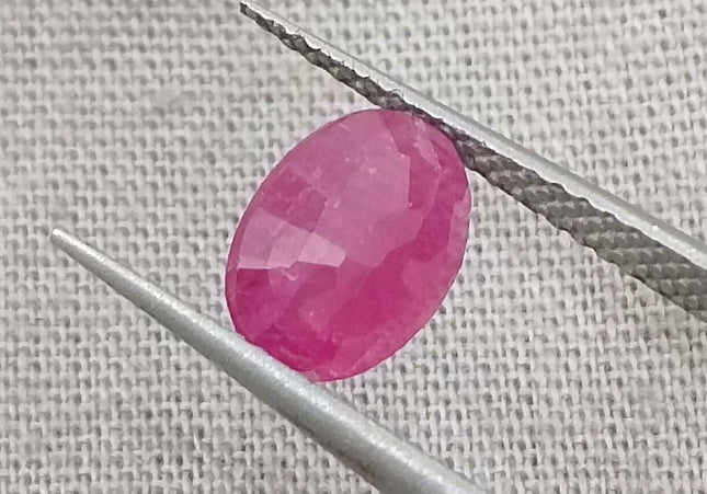 GSI Certified 1.34ct Mozambique Ruby, Natural Untreated Ruby