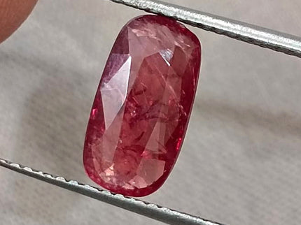 2.04ct Unheated Natural Ruby Wine Red SGL Certified Mozambique Cushion Cut Loose Stone