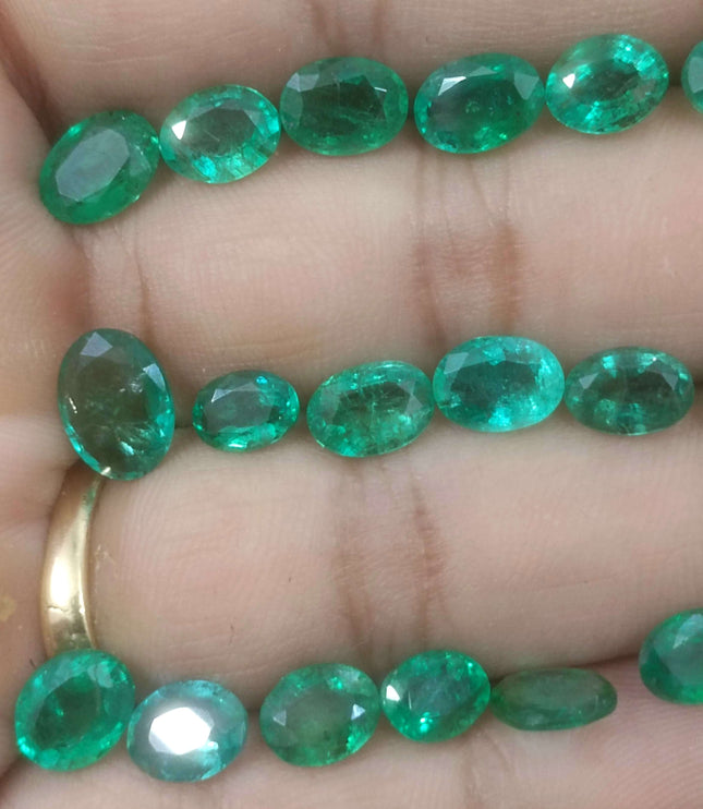 24.31ct Zambian Natural Emerald Parcel.