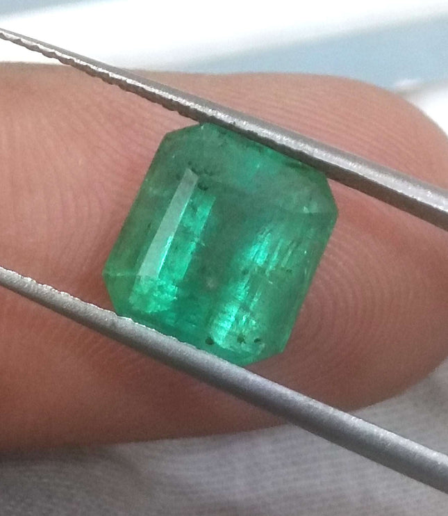 3.52ct Certified Zambian Natural Emerald Stone