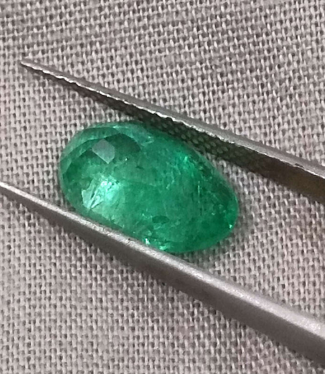 2.57ct Certified Natural Zambian Emerald