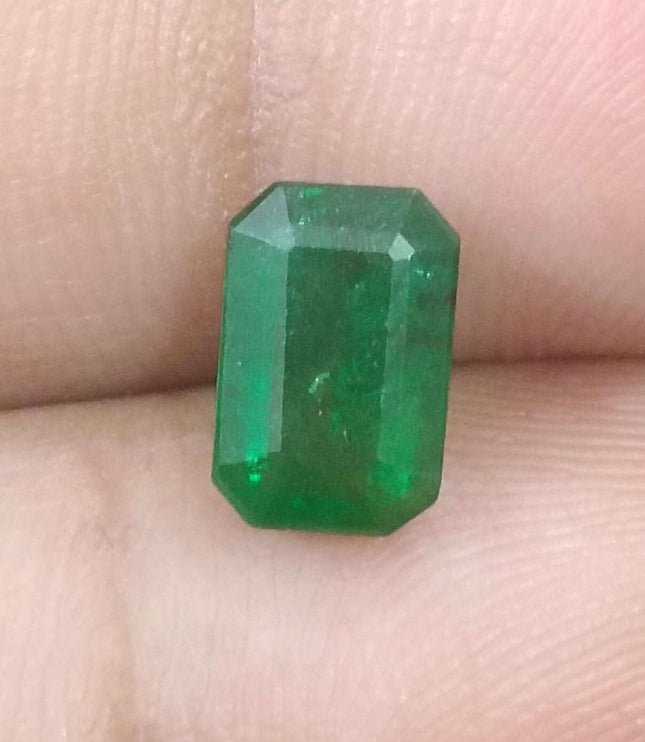 1.72ct Certified Zambian Natural Emerald.