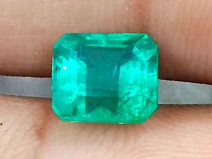 Certified 1.92ct Zambian Natural Emerald