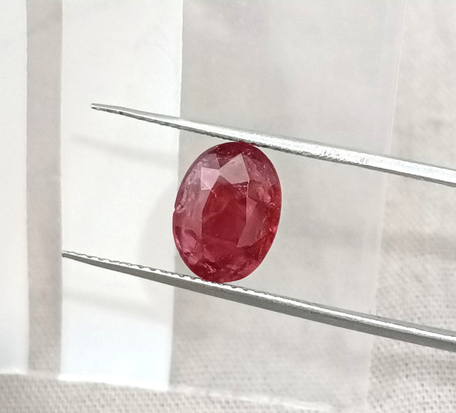 2.53ct Natural Unheated Ruby SGL Certified Mozambique