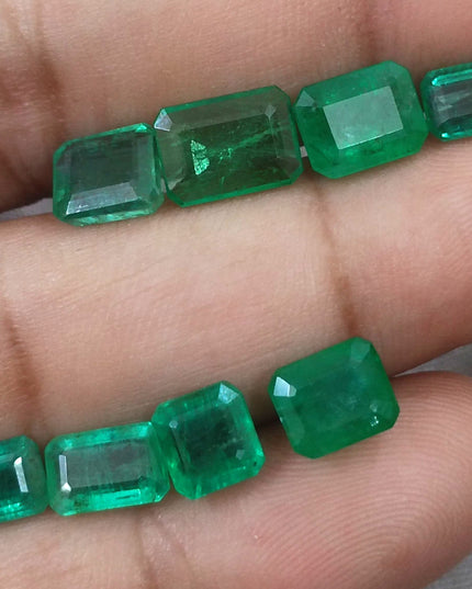 13.63ct Natural Zambian Emerald Parcel Earth Mined Loose Gemstones