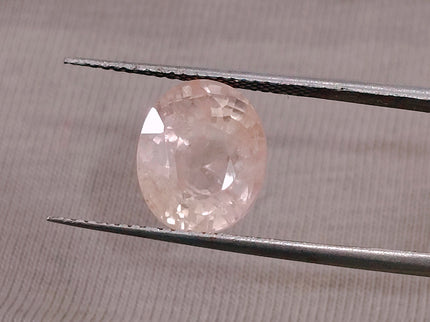 Untreated Padparadscha Sapphire 5.20ct Natural IGI Certified Pinkish Orange Oval Cut Loose Gemstone