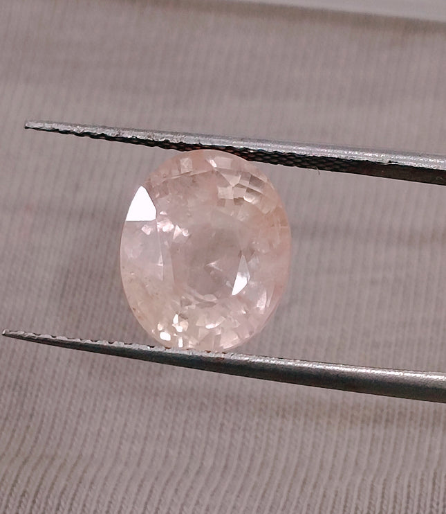 Untreated Padparadscha Sapphire 5.20ct Natural IGI Certified Pinkish Orange Oval Cut Loose Gemstone