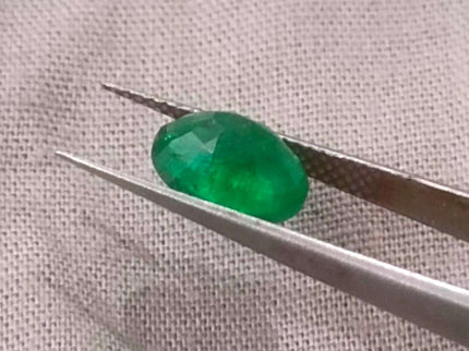 1.72ct Certified Natural Zambian Emerald.