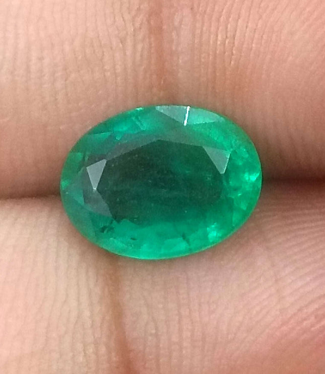 2.52ct Certified Natural Zambian Emerald Stone