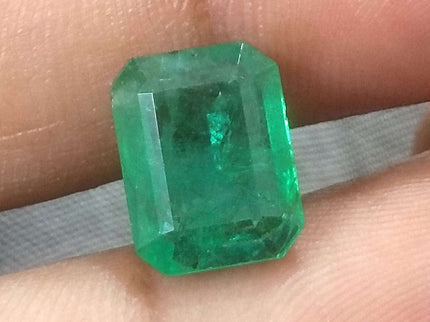 3.94ct Certified Zambian Natural Emerald Stone