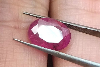 GSI Certified 3.98ct Sri Lanka Ruby, Natural Heated Gemstone