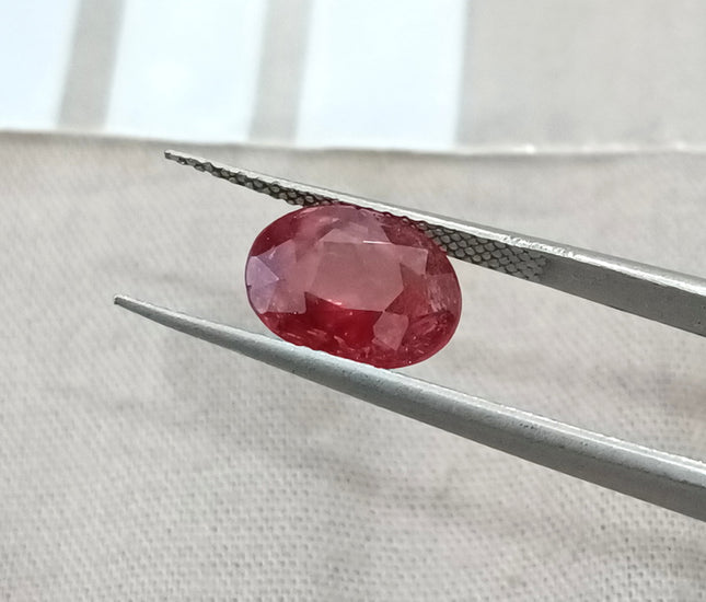 2.53ct Natural Unheated Ruby SGL Certified Mozambique