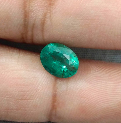 1.84ct Zambian Emerald, 100% Natural Earth Mined Gemstone