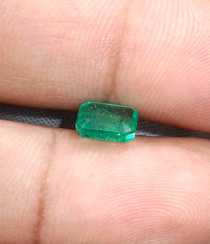 1.45ct Zambian Emerald, 100% Natural Earth Mined Gemstone