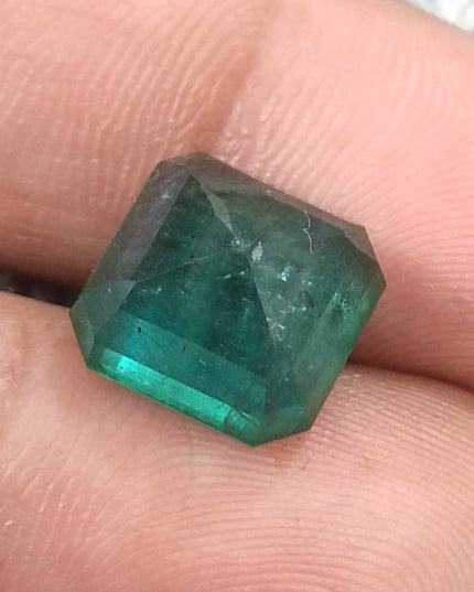 8.50ct Deep Green Natural Emerald, Earth Mined Loose Gemstone