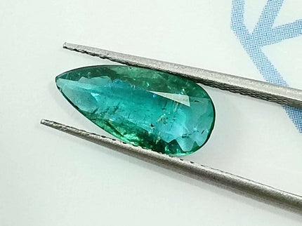 Certified 1.50ct Zambian Natural Emerald Stone