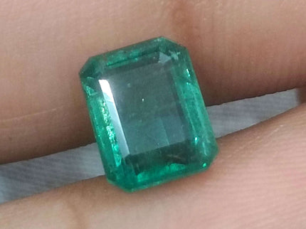 Zambian Emerald 2.76ct Certified Natural Deep Green Loose Gemstone