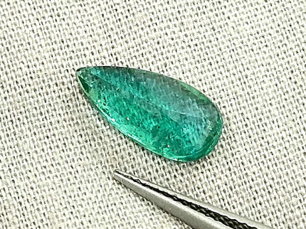 Certified 1.50ct Zambian Natural Emerald Stone